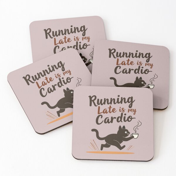 Item preview, Running Late is My Cardio designed and sold by Danivique.