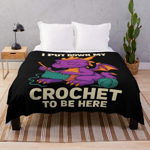 Item preview, Diseño de dragón de crochet para amantes del hilo designed and sold by Text2tee.
