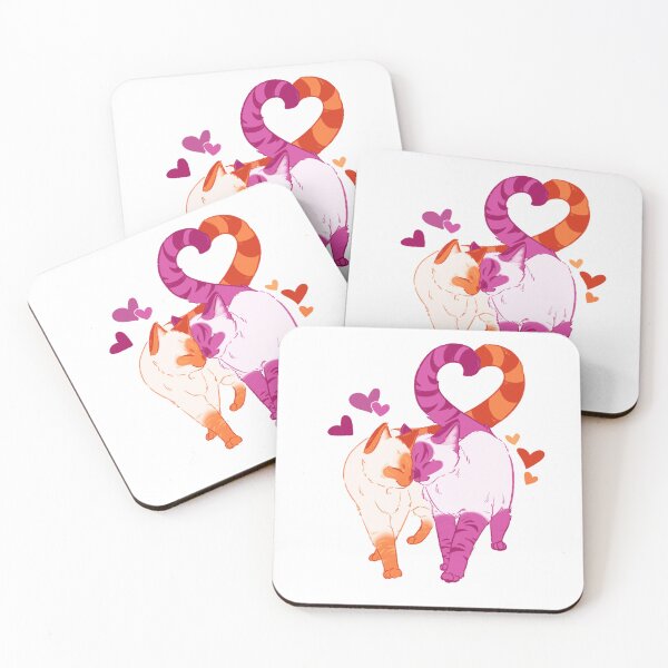 Item preview, Lesbian pride kitties designed and sold by High-5-The-Sky.