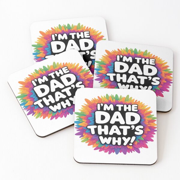 Item preview, I'm the Dad That's Why Flower Power Design designed and sold by MadetoCreate21.