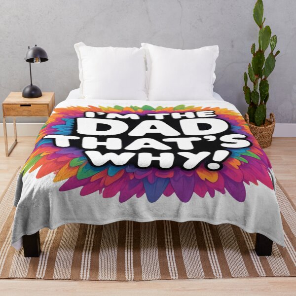 Item preview, I'm the Dad That's Why Flower Power Design designed and sold by MadetoCreate21.