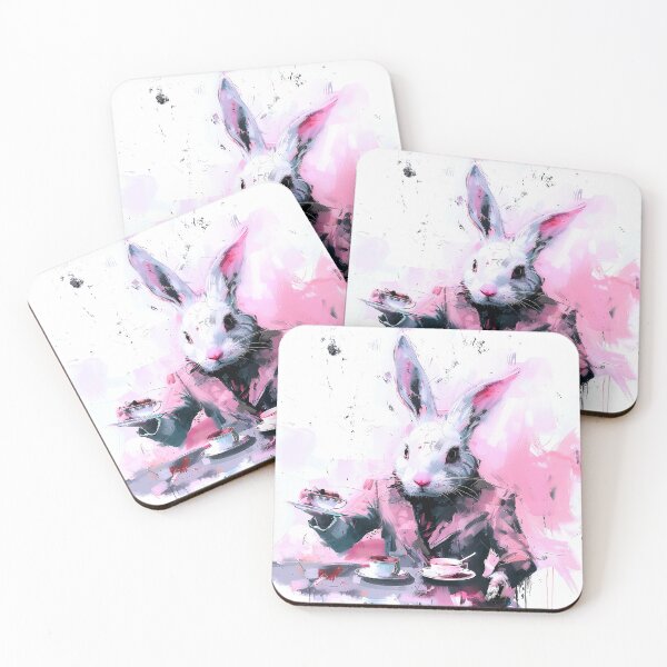 Item preview, Whimsical Abstract Bunny Rabbit designed and sold by ArtbyJustis.