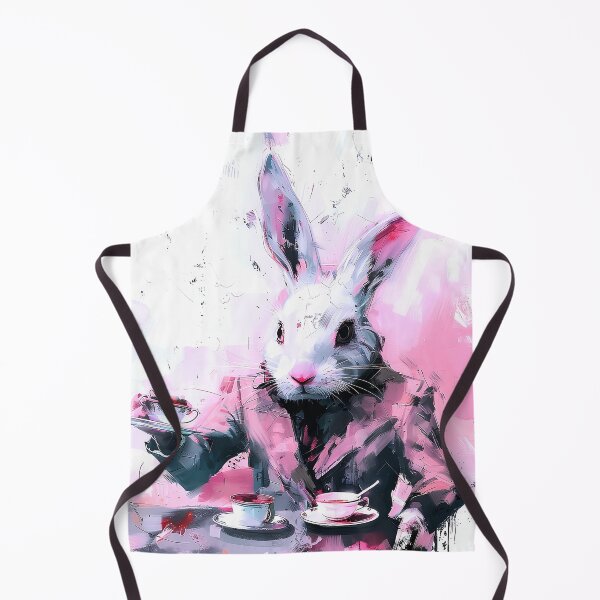 Item preview, Whimsical Abstract Bunny Rabbit designed and sold by ArtbyJustis.