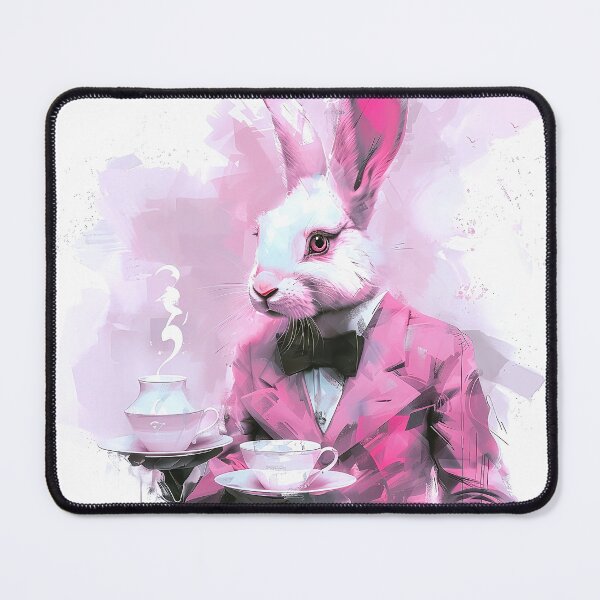 Item preview, Whimsical Abstract Bunny Rabbit designed and sold by ArtbyJustis.