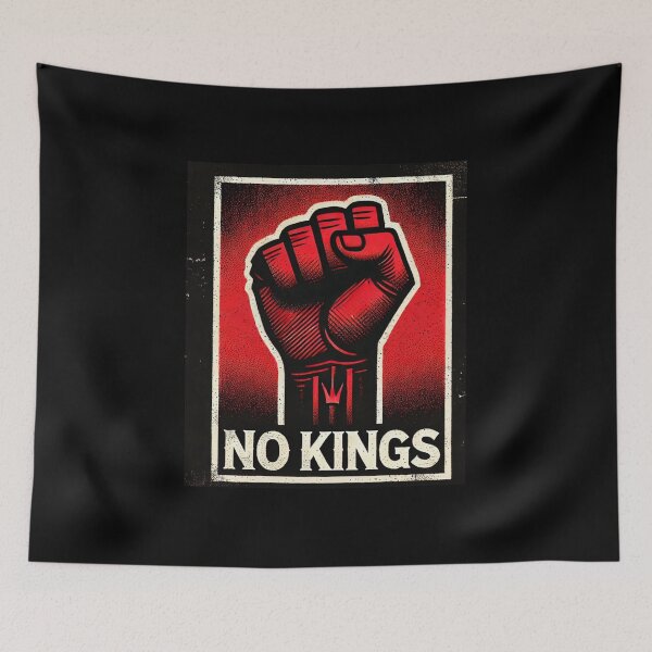 Item preview, no kings no oligarchs designed and sold by TEEJAMBOREE.