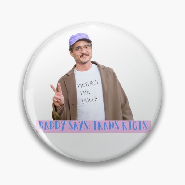 Item preview, Daddy Says: Trans Rights – Pedro-Inspired Queer Ally Sticker designed and sold by LittleMsMorales.