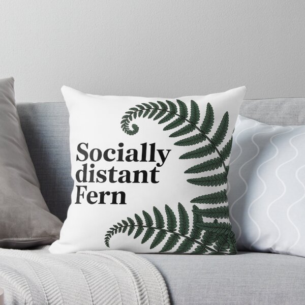 Item preview, Socially Distant Fern Introvert Humor Plant Lover Antisocial Funny Design designed and sold by AnnDesignStudio.
