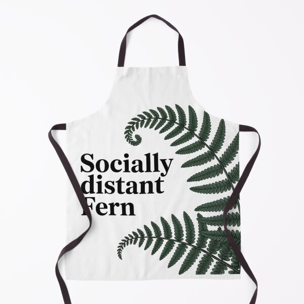 Item preview, Socially Distant Fern Introvert Humor Plant Lover Antisocial Funny Design designed and sold by AnnDesignStudio.