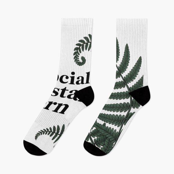 Item preview, Socially Distant Fern Introvert Humor Plant Lover Antisocial Funny Design designed and sold by AnnDesignStudio.