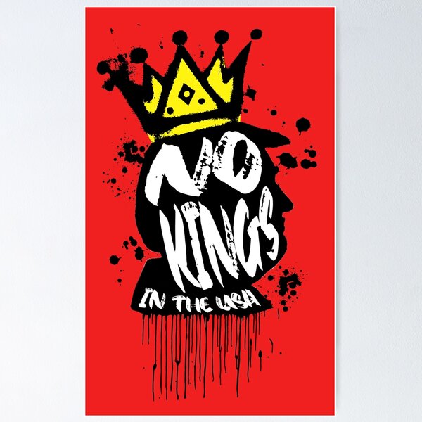 Item preview, No Kings (silhouette) designed and sold by Moxie Merch Design Studio.