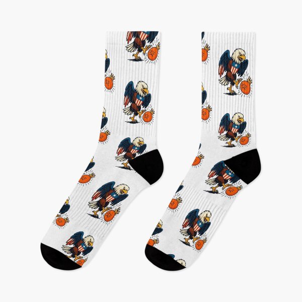 Item preview, Bald Eagle Booting the Orange King Pro Democracy  designed and sold by The Junto Shop.