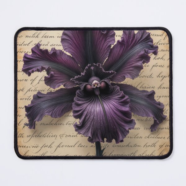 Item preview, PURPLE FLOWER IN WRITING PAPER designed and sold by Marvlsp.