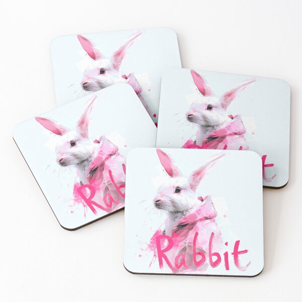 Item preview, Whimsical Abstract Bunny Rabbit designed and sold by ArtbyJustis.