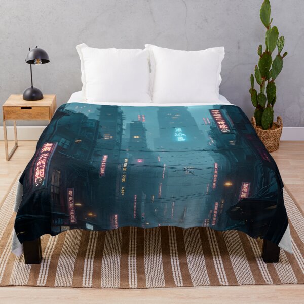 Item preview, Neon Veins of a Cyber Metropolis designed and sold by oanaunciuleanu.