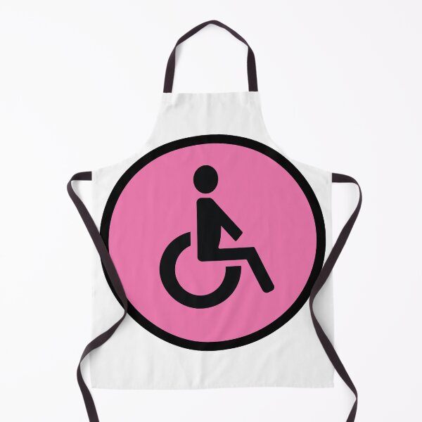 Item preview, Pink Disabled Toilet Restroom Sign designed and sold by SJB8Art.