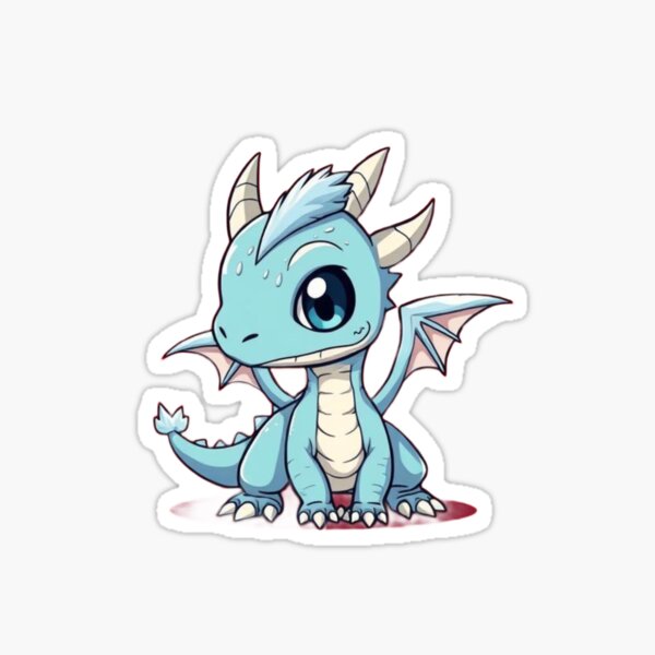Item preview, Frost Dragon Chibi designed and sold by TrendingImages.