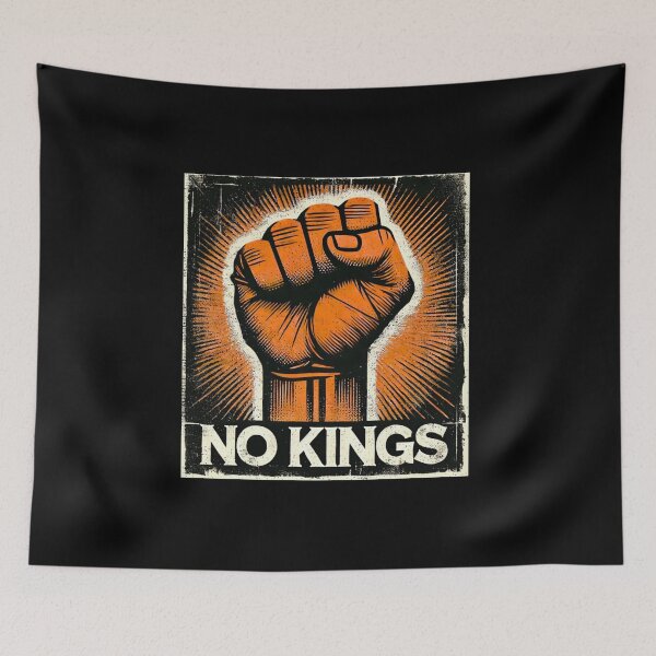 Item preview, no kings no oligarchs designed and sold by TEEJAMBOREE.