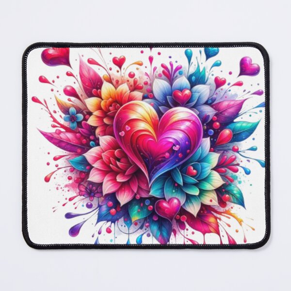 Item preview, Chroma Hearts: Vibrant Multicolor Heart Art Print designed and sold by SHOPYWOOD ⭐⭐⭐⭐⭐.
