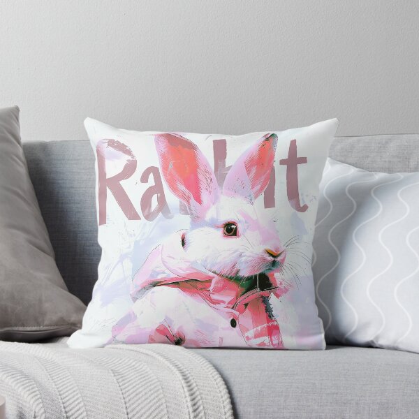 Item preview, Whimsical Abstract Bunny Rabbit designed and sold by ArtbyJustis.