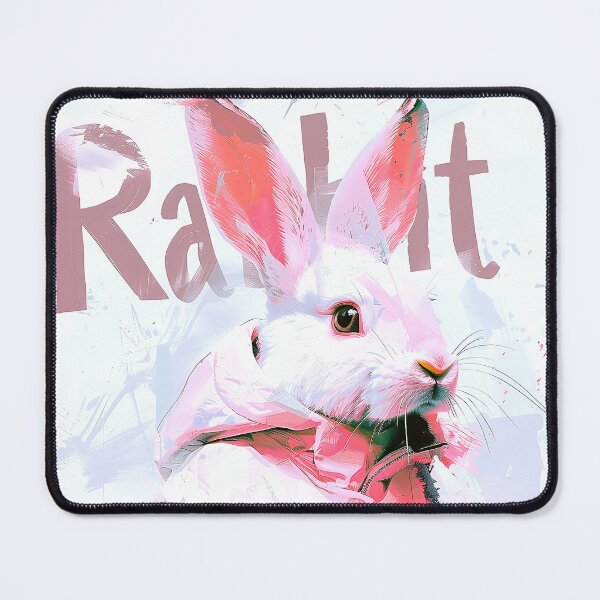 Item preview, Whimsical Abstract Bunny Rabbit designed and sold by ArtbyJustis.