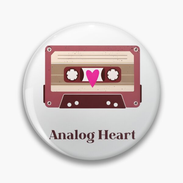 Item preview,  Analog Heart Vintage Cassette Tape Retro Music Lover Nostalgic Romance Design designed and sold by AnnDesignStudio.