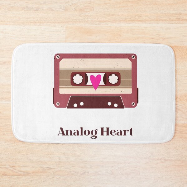 Item preview,  Analog Heart Vintage Cassette Tape Retro Music Lover Nostalgic Romance Design designed and sold by AnnDesignStudio.