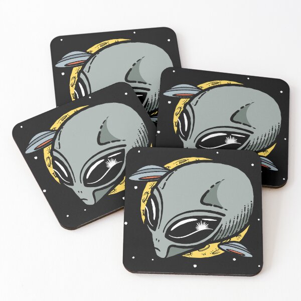 Item preview, Alien Head On Moon designed and sold by Etienne Ranc.