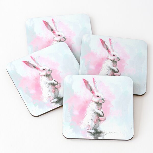Item preview, Whimsical Abstract Bunny Rabbit designed and sold by ArtbyJustis.