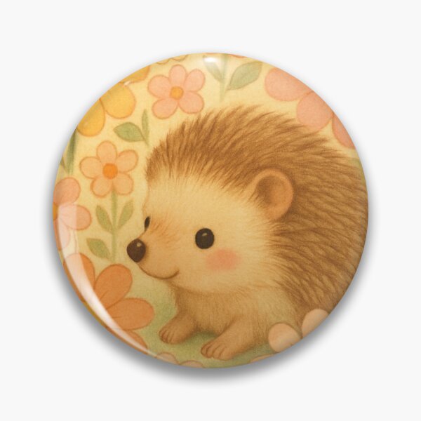 Item preview, Hedgehog and Flowers designed and sold by CraftyWords.