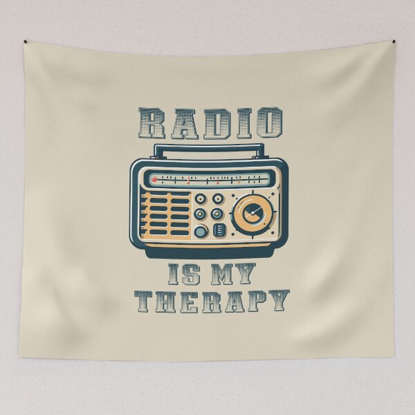 Item preview, Radio is my therapy designed and sold by Scaryzz.
