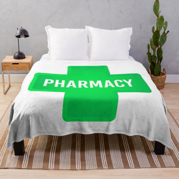 Item preview, Green Pharmacy Plus Shaped Sign designed and sold by SJB8Art.