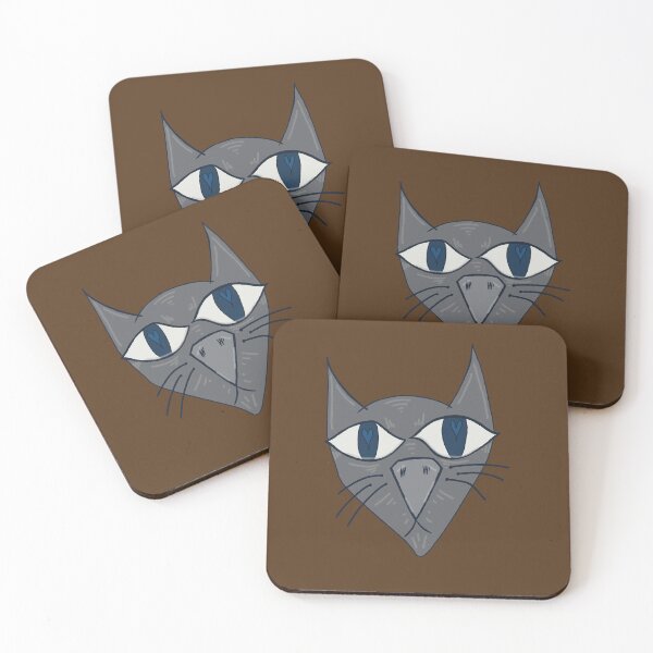 Item preview, Timid Tabby Grey Kitty Cat designed and sold by Alec Buchan.