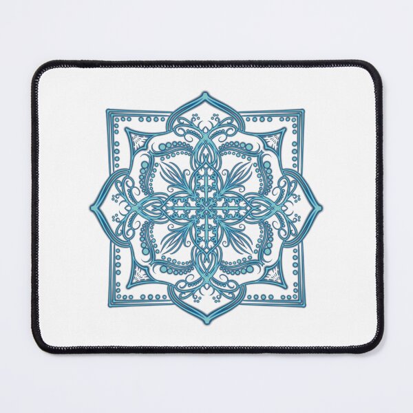 Item preview, 43Thz Vibez Blueish Zen Amazing Mandala Hand Drawn designed and sold by interval:43.