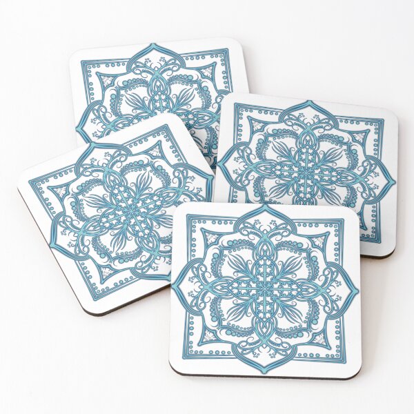 Item preview, 43Thz Vibez Blueish Zen Amazing Mandala Hand Drawn designed and sold by interval:43.