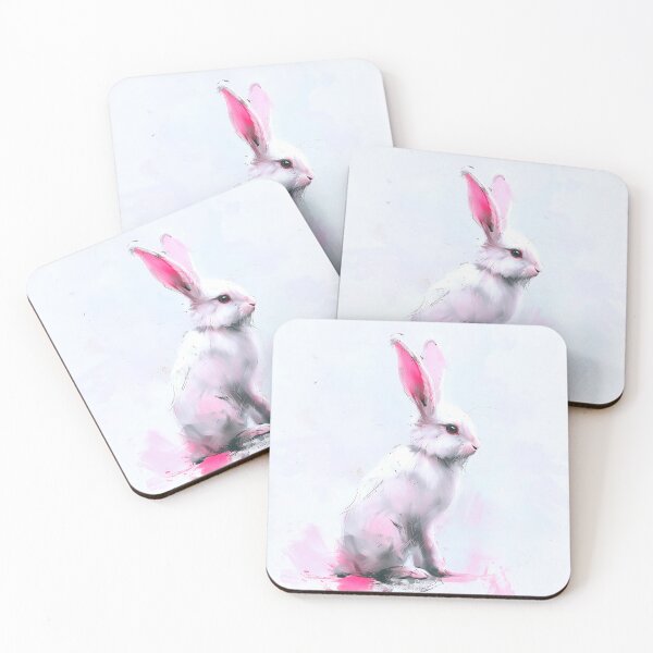 Item preview, Whimsical Abstract Bunny Rabbit designed and sold by ArtbyJustis.