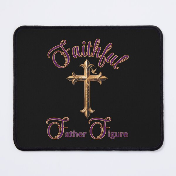 Item preview, Faithful Father Figure: Christian Dad Cross Art designed and sold by elynne9.