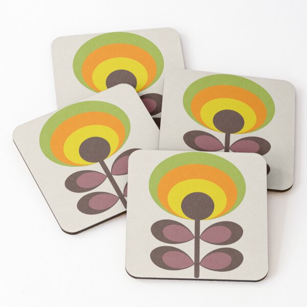 Item preview, Retro Flower designed and sold by Gaëlle Konak Art.
