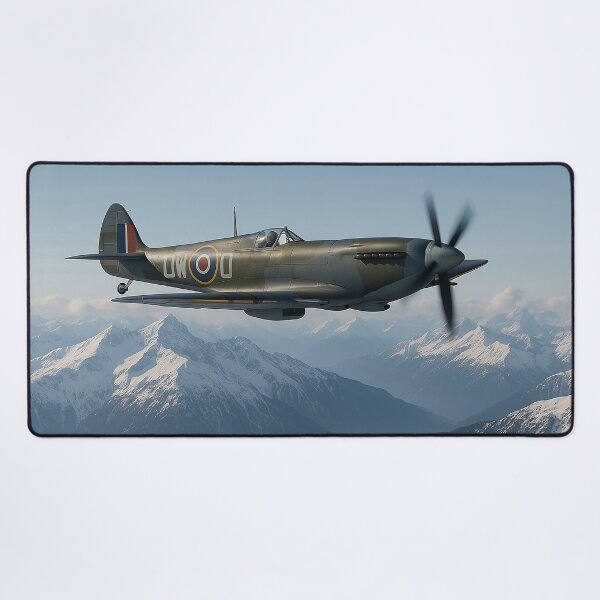 Item preview, Spitfire Over the Alps designed and sold by Skyframe Aviation.