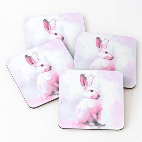 Item preview, Whimsical Abstract Bunny Rabbit designed and sold by ArtbyJustis.