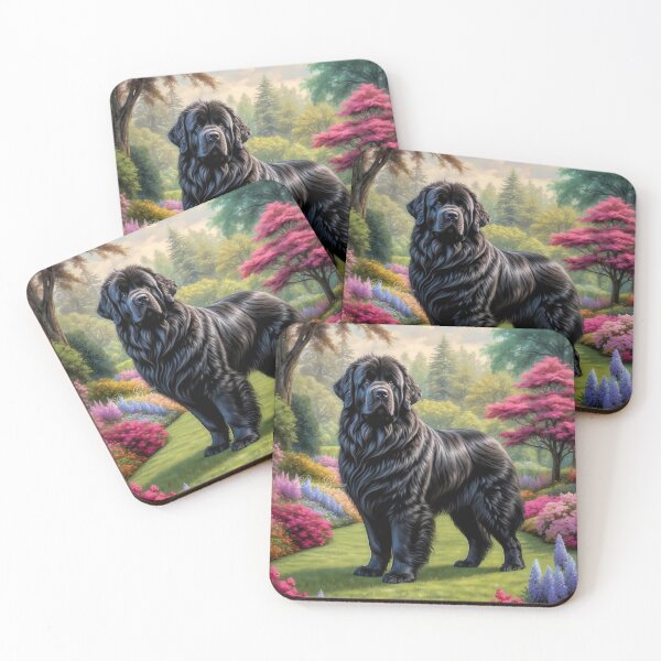Item preview, Tempest Newfoundland Dog Portrait Painting designed and sold by Heart and Soul Studio.