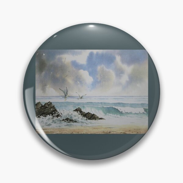 Item preview, The breaking surf designed and sold by artsmeow.