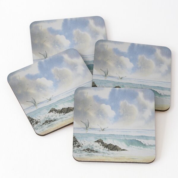 Item preview, The breaking surf designed and sold by artsmeow.
