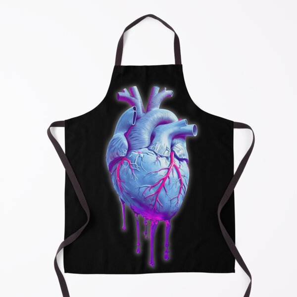 Item preview, Neon Heart – Dripping Anatomical Art designed and sold by MomentumbyOla.