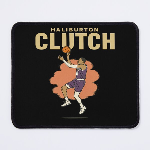 Item preview, Tyrese Haliburton: Clutch in Silence designed and sold by POD DYNASTY | Original Print On Demand T-Shirt Graphics.