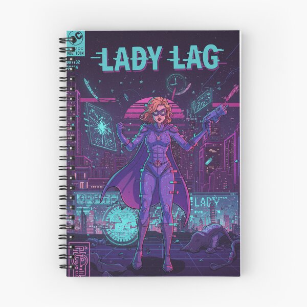 Item preview, Lady Lag – Glitch Man Sidekick designed and sold by Dead Pixel Club.