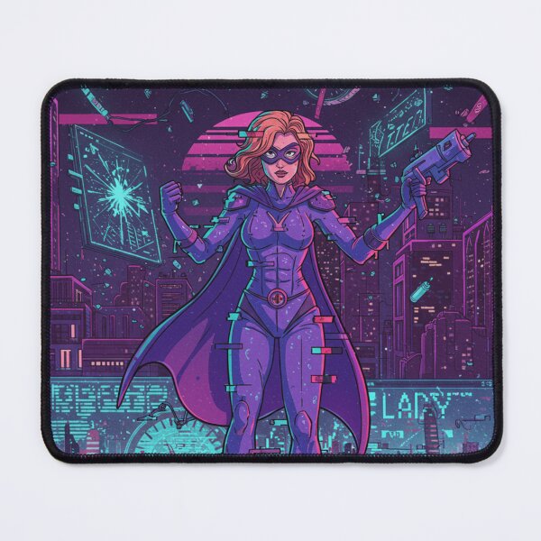 Item preview, Lady Lag – Glitch Man Sidekick designed and sold by Dead Pixel Club.
