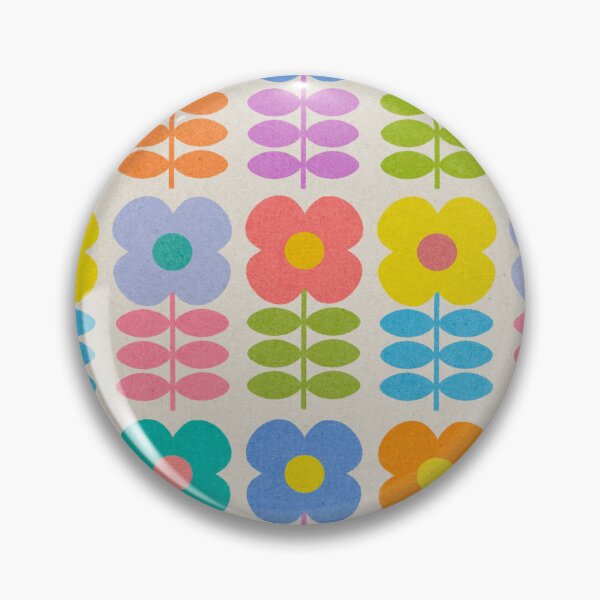 Item preview, Retro flowers 2 designed and sold by Gaëlle Konak Art.