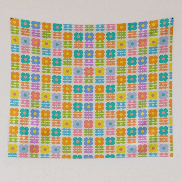 Item preview, Retro flowers 2 designed and sold by Gaëlle Konak Art.