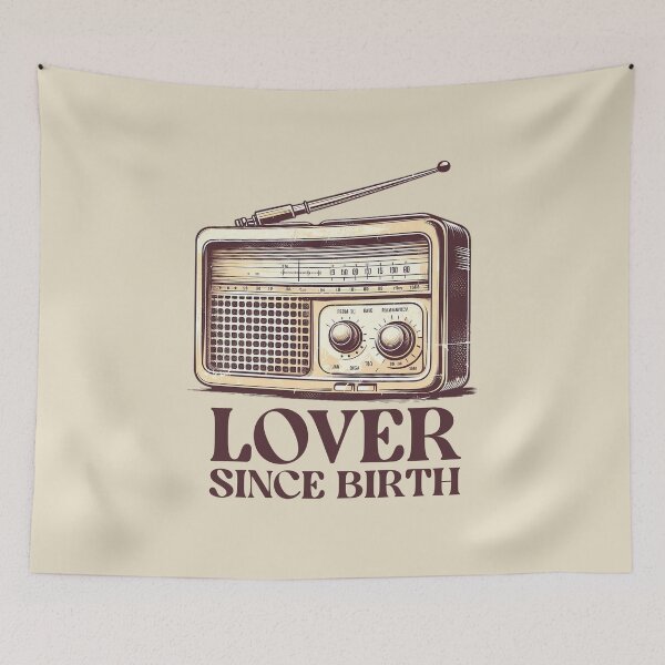 Item preview, Radio lover since birth designed and sold by Scaryzz.