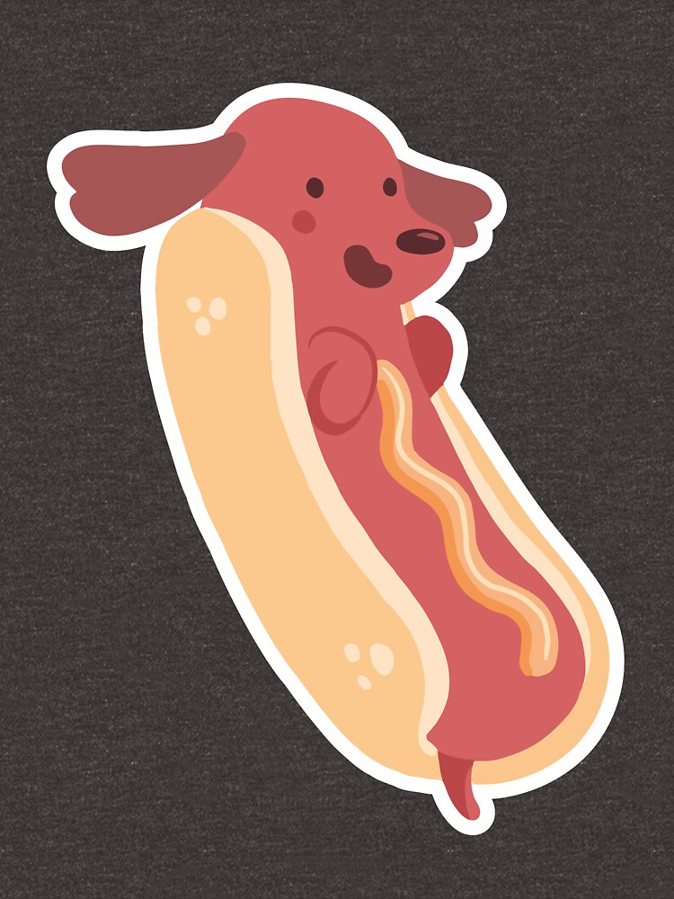 "Hotdog Dachshund Weiner Hot Sausage Dog Cute Cartoon Critter" Tshirt